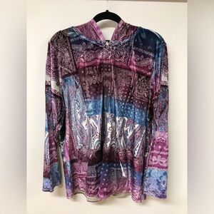 Women's Long Sleeve Velvet Zip Up Long Top T Shirt Clothing Blouse Hoodie